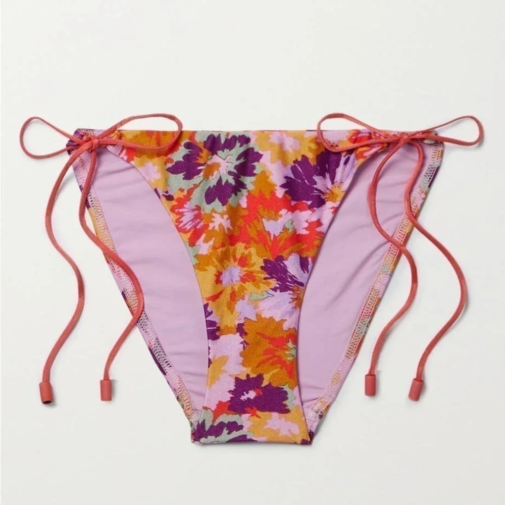 Zimmermann Violet Knotted Bikini Bottom Sz 3